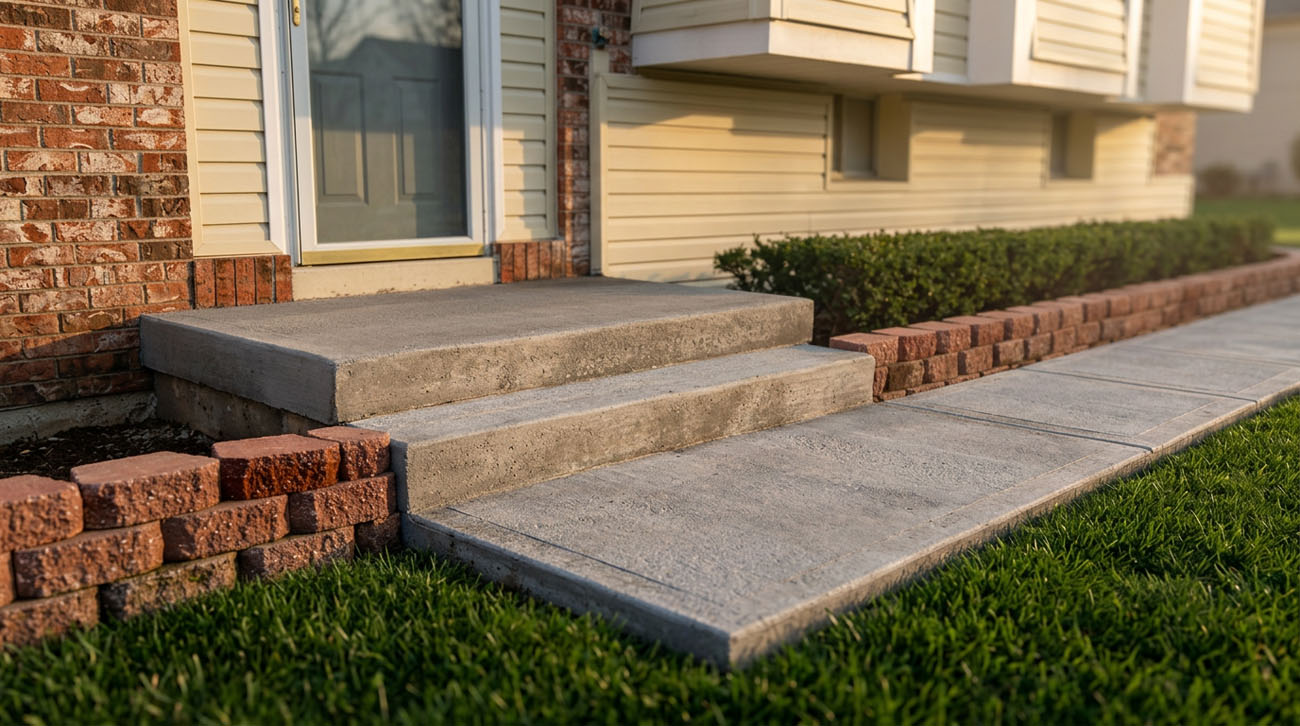 Completed retaining walls project